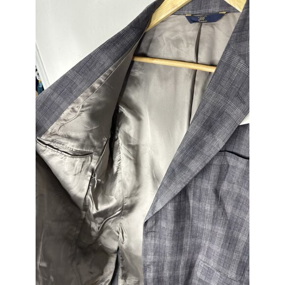Brooks Brothers 346 Gray Glen Plaid Sport Coat 42R NWT 100% Linen - Picture 10 of 11